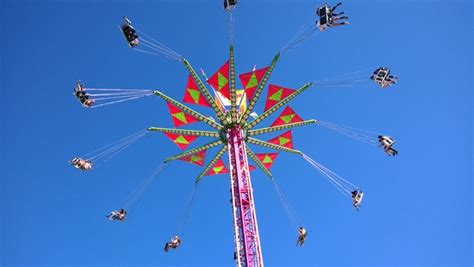 Washington State Fair In Puyallup Vertigo Aerial Swing Ride Celebrate