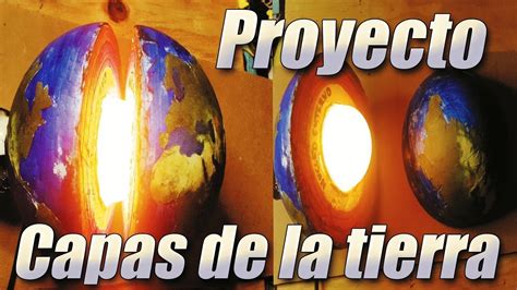 Capas De La Tierra Proyecto Escolar School Project The Layers Of The Earth Youtube