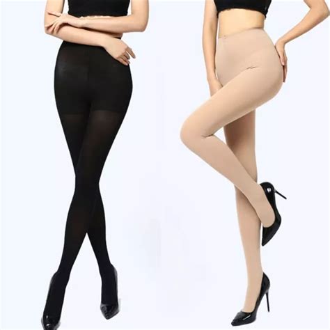 Sexy Thick Warm Footed Tights Stockings Women Pantyhose 150d Opaque 15 91 Picclick Au