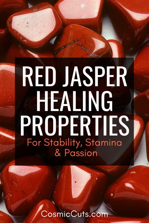 Red Jasper Healing Properties for Stability, Stamina & Passion – Cosmic ...