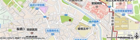 東京都板橋区板橋4丁目55の地図 住所一覧検索｜地図マピオン