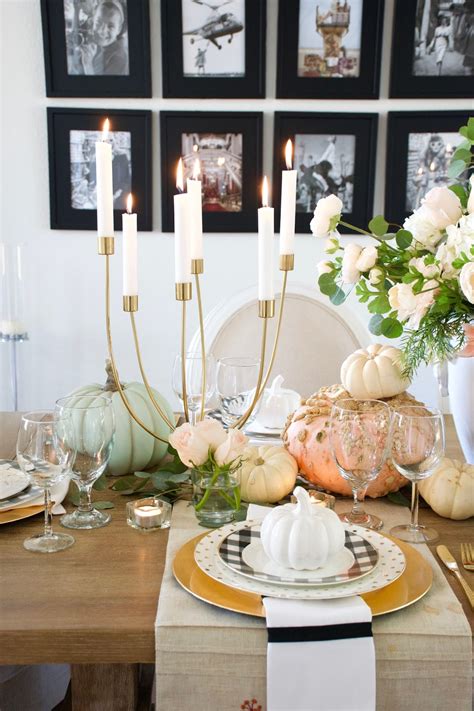 Home And Fabulous Glamorous Thanksgiving Dinner Table