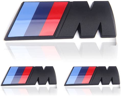 Buy M Badge Rear Emblems Fender Side Emblems Front Grille Bumper Emblem