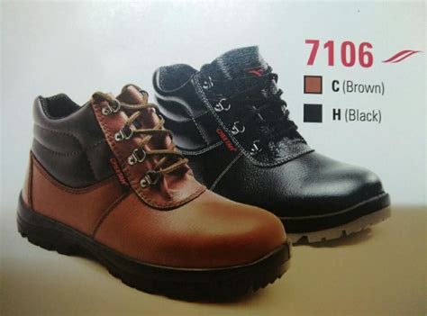 Produk Sepatu Safety Shoes Cheetah H Hitam Limited Lazada