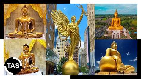 Top Most Wonderful Golden Statues In The World Youtube