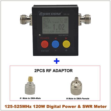 Surecom Sw Digital Power Tester Mhz Mhz Swr Meter Frequency