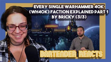 Bartender Reacts To Every Single Warhammer 40k WH40k Faction