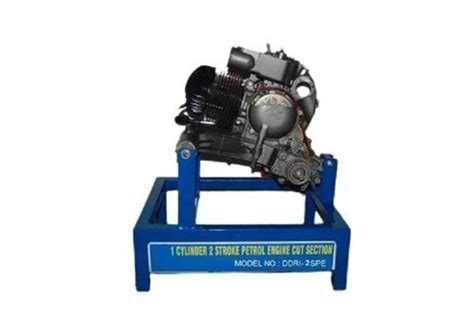 Cut Section Model Of Actual Single Cylinder Two Stroke Petrol Engine