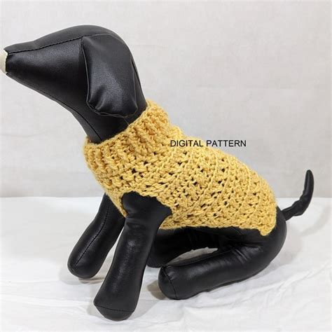 Crochet Dog Sweater - Etsy