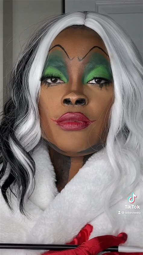 Halloween Makeup Look Cruella De Vil Cosplay Disney Makeup Tutorial