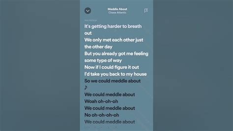 Chase Atlantic Meddle About Speed Up Lyrics Youtube