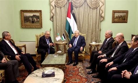 Lamamra Re U Au Caire Par Le Pr Sident Palestinien Mahmoud Abbas