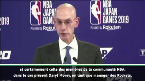 Tweet Polémique Le Patron De La Nba Au Soutien De Morey Vidéo