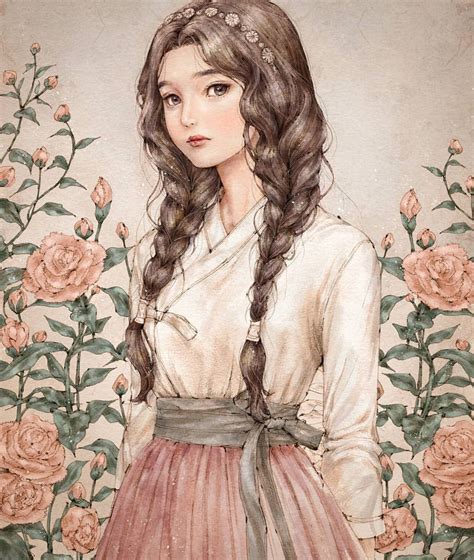 한복 Hanbok Korean traditional clothes dress ModernHanbok Art