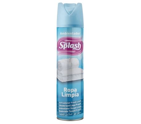 Ambientador Spray Ropa Limpia Splash Ml