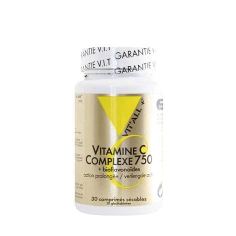 Vit all Vitamine C Complexe 750 Bioflavonoïdes 30 comprimés sécables