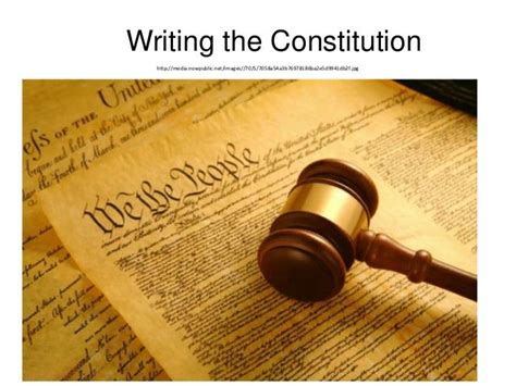 Writing The Constitution