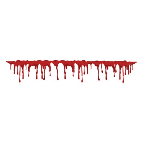 Realistic Blood Dripping PNG & SVG Design For T-Shirts