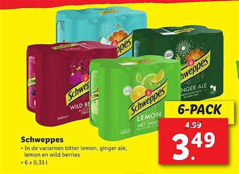 Schweppes Aanbieding Bij Lidl 1Folders Nl