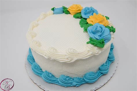 Birthday Cakes W Vanilla Frosting Round Or 14 Sheet Nancys Bakery