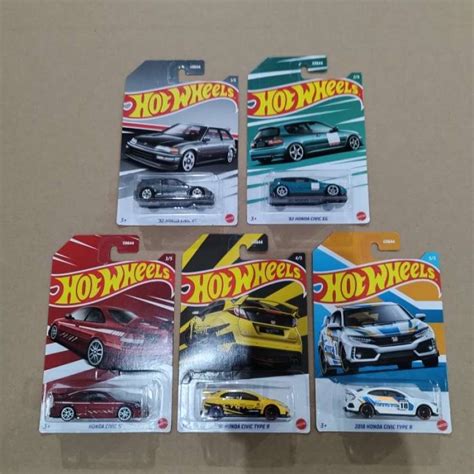 Promo Hot Wheels Honda Civic Anniversary Set Hotwheels Ef Eg Si Type R Diskon Di Seller