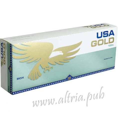 Usa Gold Menthol Green 100s Box Cigarettes Altria Pub Shop Online