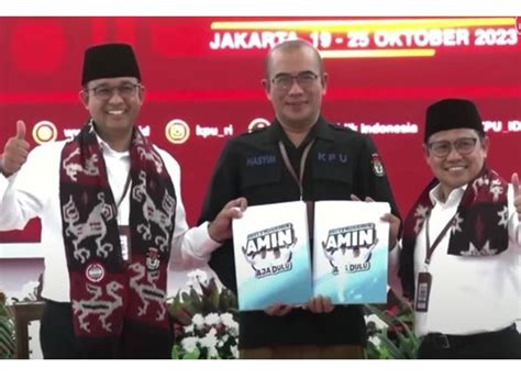 Pasangan Anies Cak Imin Resmi Daftar Capres Cawapres Ke Kpu Tagar