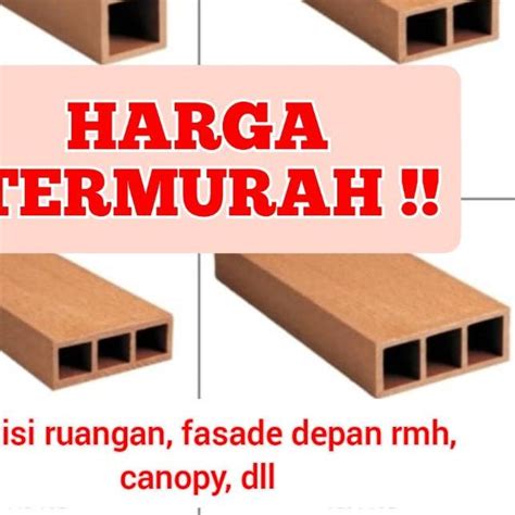 Jual Partisi Wpc Kisi Kisi Penyekat Ruangan Fasade Rumah Partisi Kayu