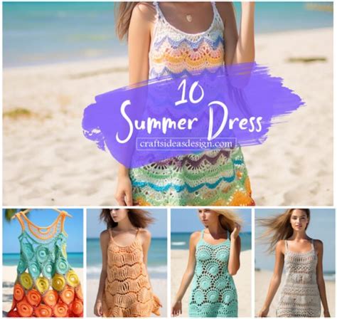 10 Summer Crochet Dress Ideas Crafts Ideas