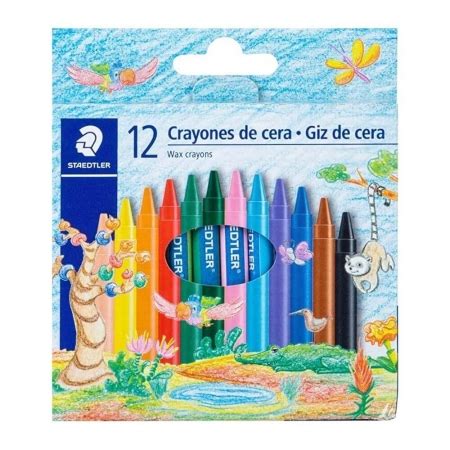 Giz De Cera 12 Cores Jumbo Triangular 2289 C12 Staedtler