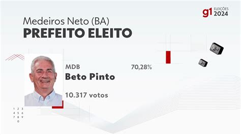 Elei Es Em Medeiros Neto Vota O Na Zona Eleitoral Cetep