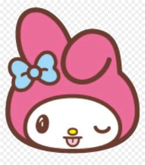 Hello Kitty Head My Melody Sanrio Character Television Sticker | Images ...