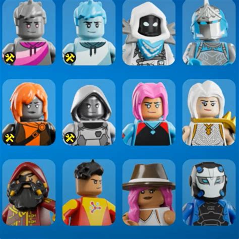 Fortnite X Lego But Can You Brick Up Every Skin