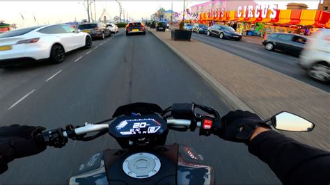 Mt Seafront Cruise Pov Yamaha Mt Youtube