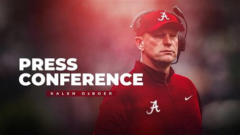 Live The University Of Alabama Welcomes Head Coach Kalen Deboer R