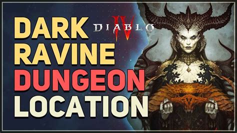 Dark Ravine Location Diablo 4 YouTube