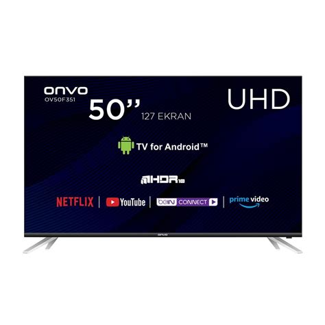 Onvo OV50F351 352 50350 50 inc Ultra HD 4K Android Smart TV YönAVM