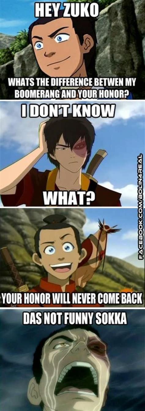 Honor Zuko S Honor Avatar The Last Airbender Funny Avatar Funny