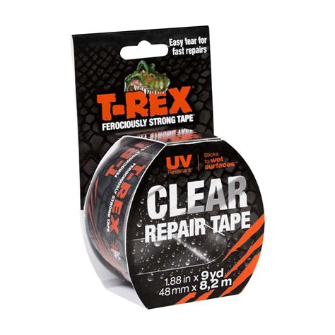 T Rex Clear Repair Tape Waterproof UV Resistant Seal T Rex Tape