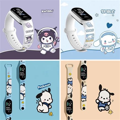 Sanrio Waterproof Sports Smart Watch Hello Kitty Kuromi Melody