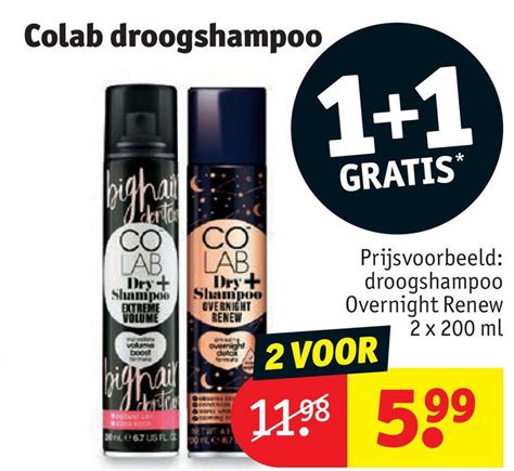 Colab Droogshampoo Aanbieding Bij Kruidvat