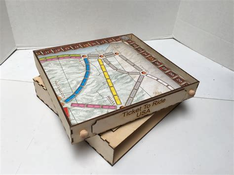 Modular Game Storage The Ticket To Ride Series Etsy