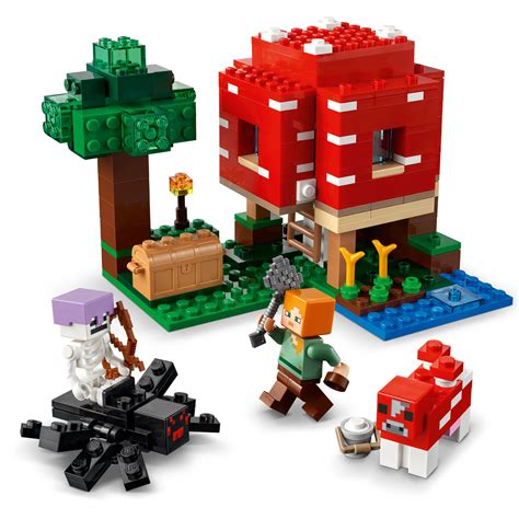 Buy Lego Minecraft The Mushroom House At Mighty Ape Nz