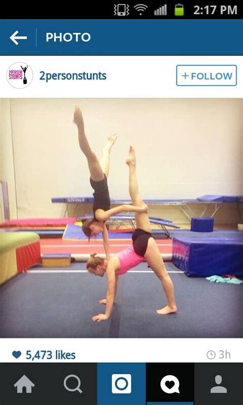 31 Best 2 Person Gymnastics Poses Images On Pinterest Cheer Stunts