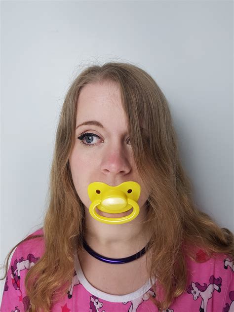 Yellow Pacifier The Dotty Diaper Company