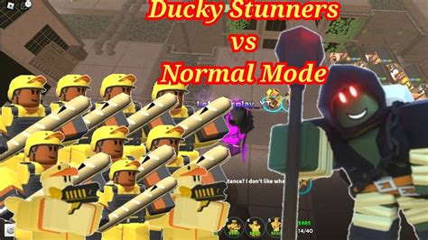 Roblox TDS Ducky Stunners Vs Grave Digger YouTube