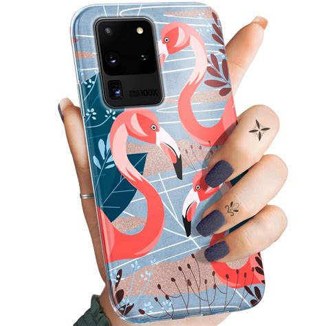 Etui Do Samsung S20 Ultra S11 Plus Wzory Flaming Flamingi Ptaki