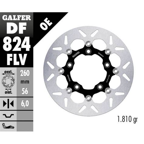 Disque De Frein Arri Re Rond Flottant Galfer Vrsc Pas Cher Btc