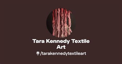 Tara Kennedy Textile Art Twitter Instagram Facebook Linktree