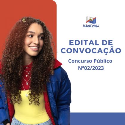 Portal Do Cidad O Municipio De Cunha Por Sc Edital De Convoca O